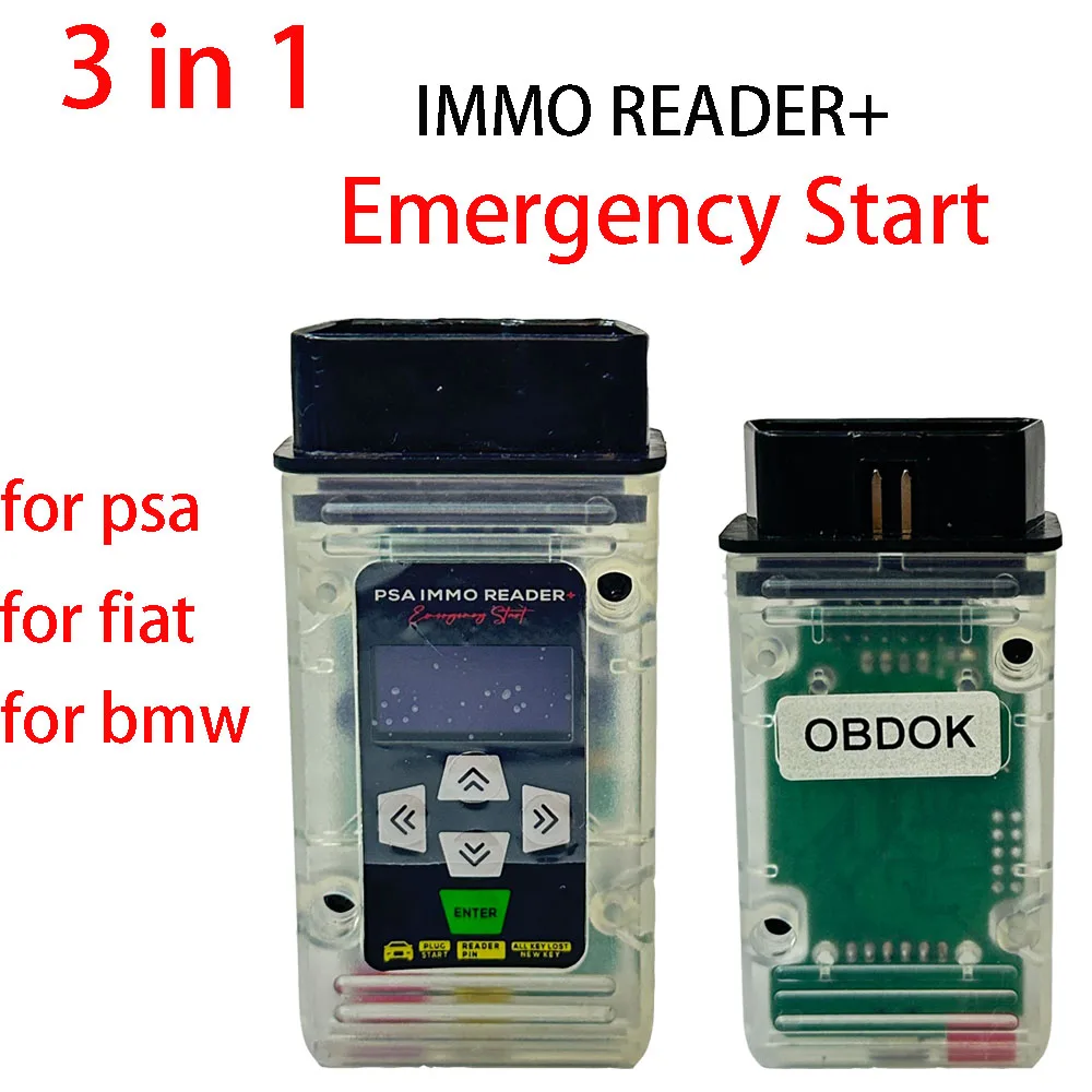 

Emergency Start Bypass for PSA IMMO Reader Pin Codefor for Fiat IMMO Bypass for BMW Simulator Caculator Programming