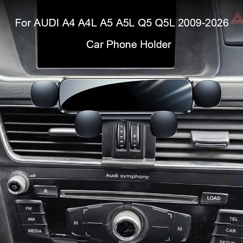 

Car GPS Navigation Stand Auto Special Phone Holder Decoration Modify Accessories For AUDI A4 A4L A5 A5L Q5 Q5L 2009-2026