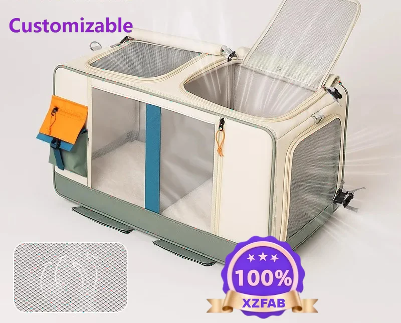 Factory Direct 2026 Cat bag Pet trolley case Going out Portable backpack Large capacity Multi-cat available cart