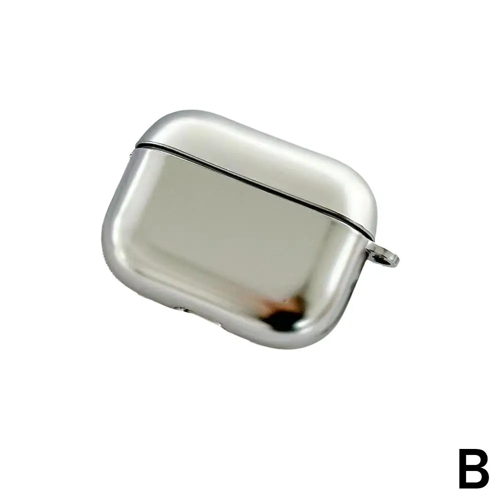 Electroplate Earphone For 4 Simple Protective Cover Silver Metal Headphone Plastic Protective U3u8 image 4