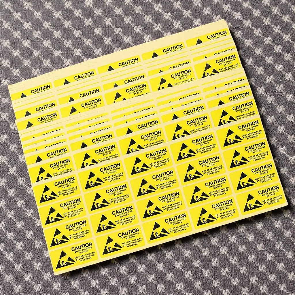 Electronic Repair - Self Adhesive Stickers Labels Halloween Christmas
