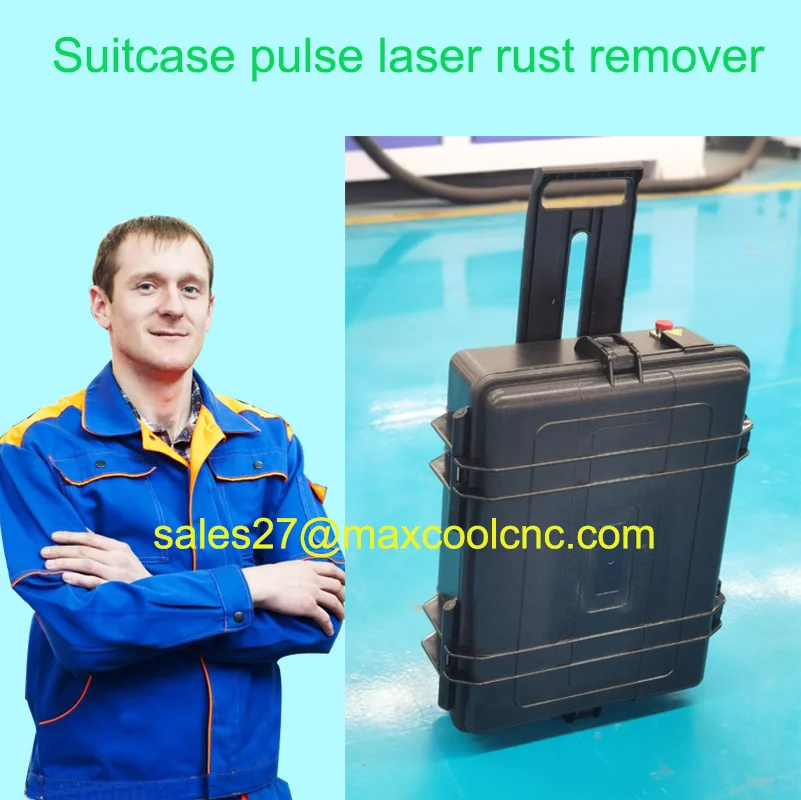 1000 W Pulse Laser Reinigung Maschine 200 W Tragbare Luftkühlung Laser Rost Entferner Für Metall Eisen Rost Farbe Entfernung