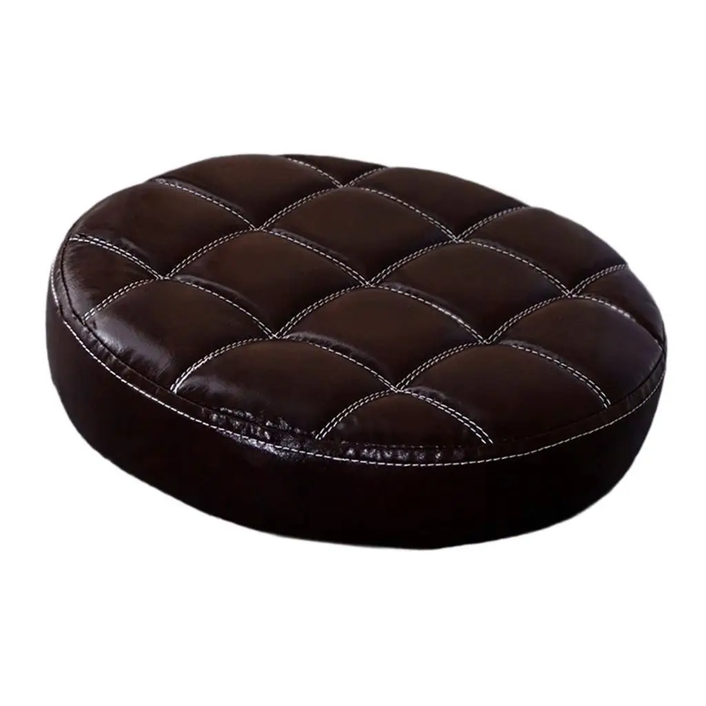 Round Seat for Bar Stool 12.99inch Easy Installation PU Leather for Weddings Dinner Room Barber Shop Restaurant Cafe Bar