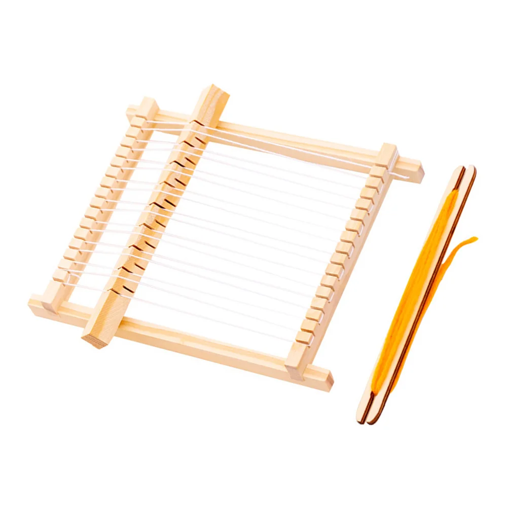 1Set Kids Weaving Machine DIY Loom Craft Set Fun Knitting Activity Educational Game for Hand Motor Skills Training