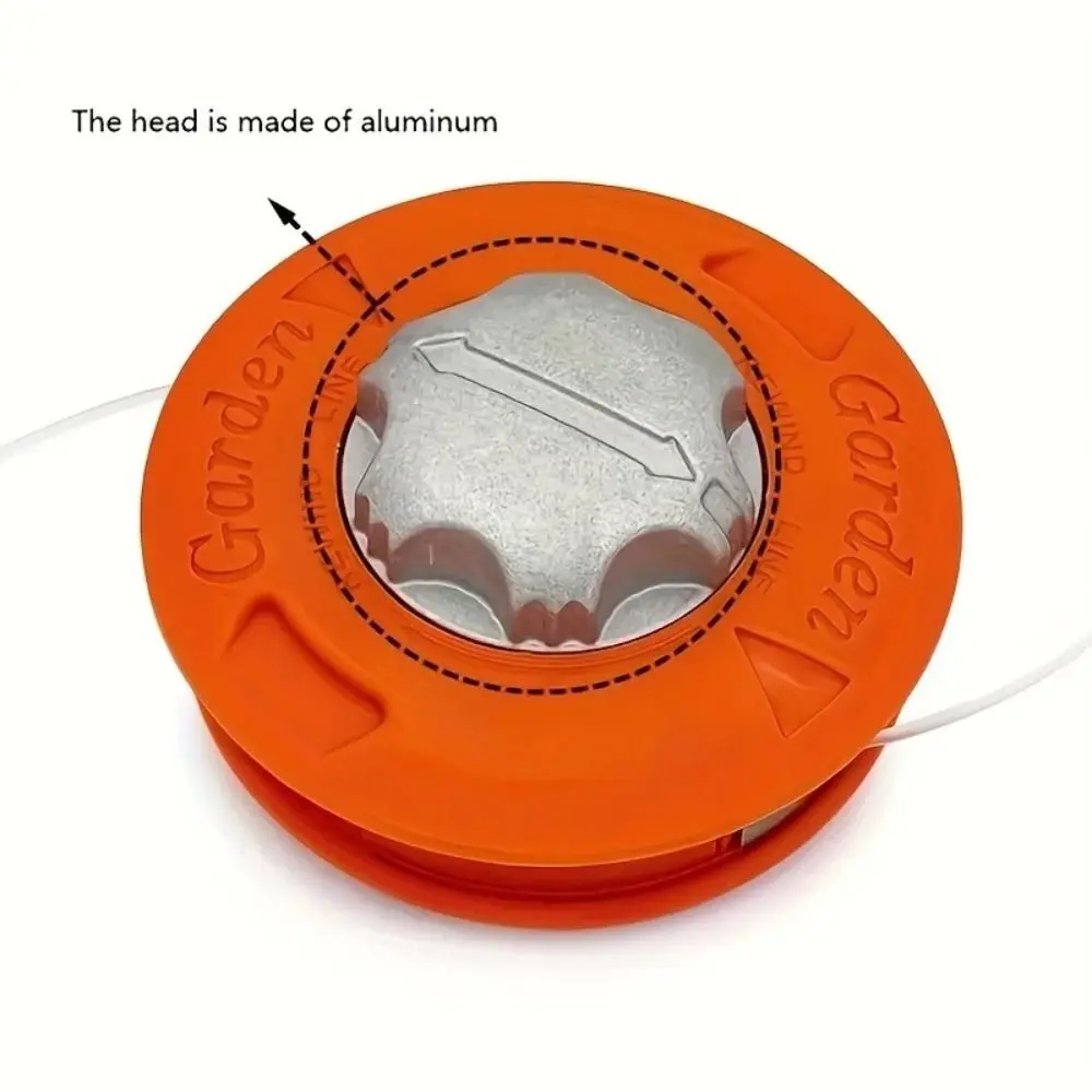 Time-saving Grass Trimmer Head Aluminum High-Efficiency Universal Weeding Head Durable Wear-resistant Weeding Tool