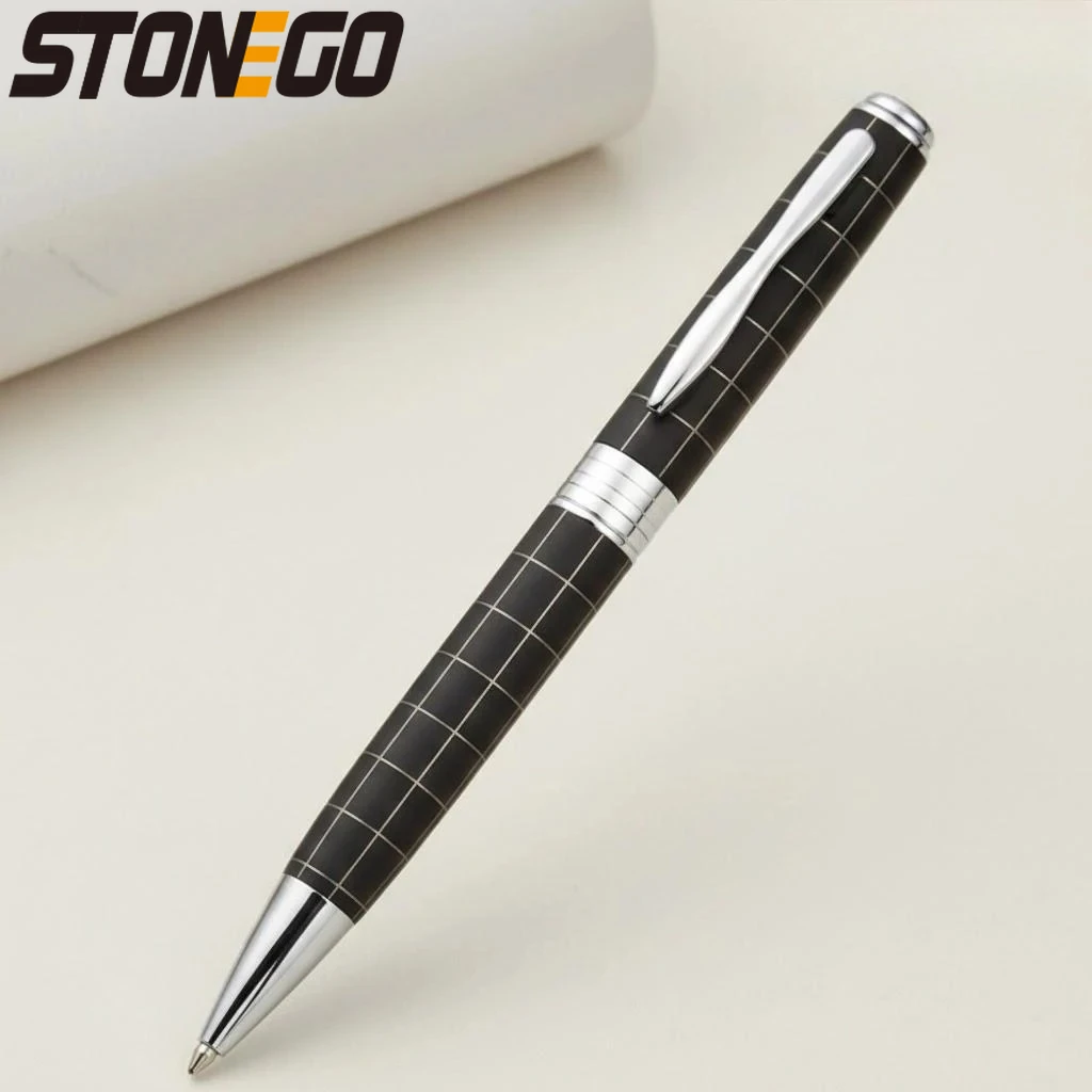

Премиальная металлическая шариковая ручка с плавным письмом, средний стержень 1 мм, выдвижная, с поворотным механизмом, роскошное покрытие, офисные принадлежности