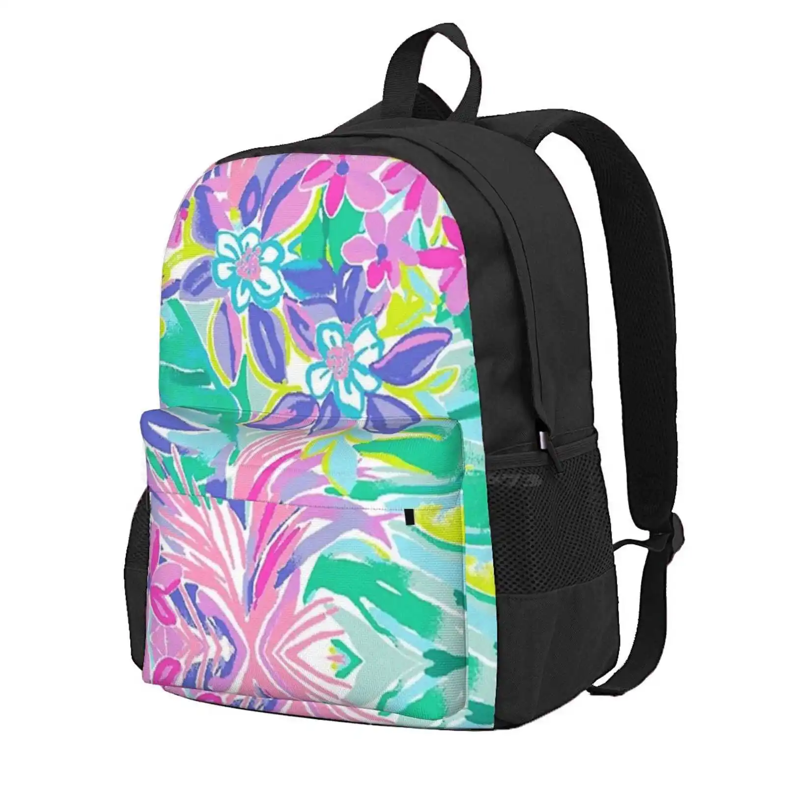 Flower Crayon Color Hot Sale Schoolbag Backpack Fashion Bags Sweater Tank Case Wallet Cover Curtain Dormat Skrit