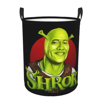 Shrek Poster Laundry Hamper Large Clothes Storage Basket Movie Toys Bin Organizer for Kids