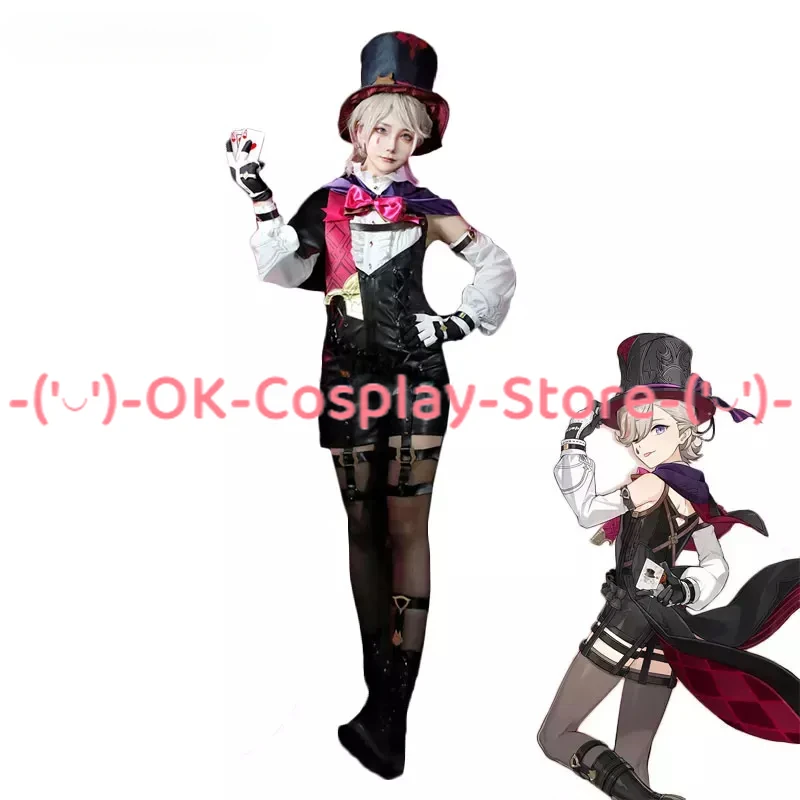 

Game Genshin Impact Lyney Cosplay Costume Cute Party Witch Suit Halloween Carnival Uniforms Anime Clothing Custom Made