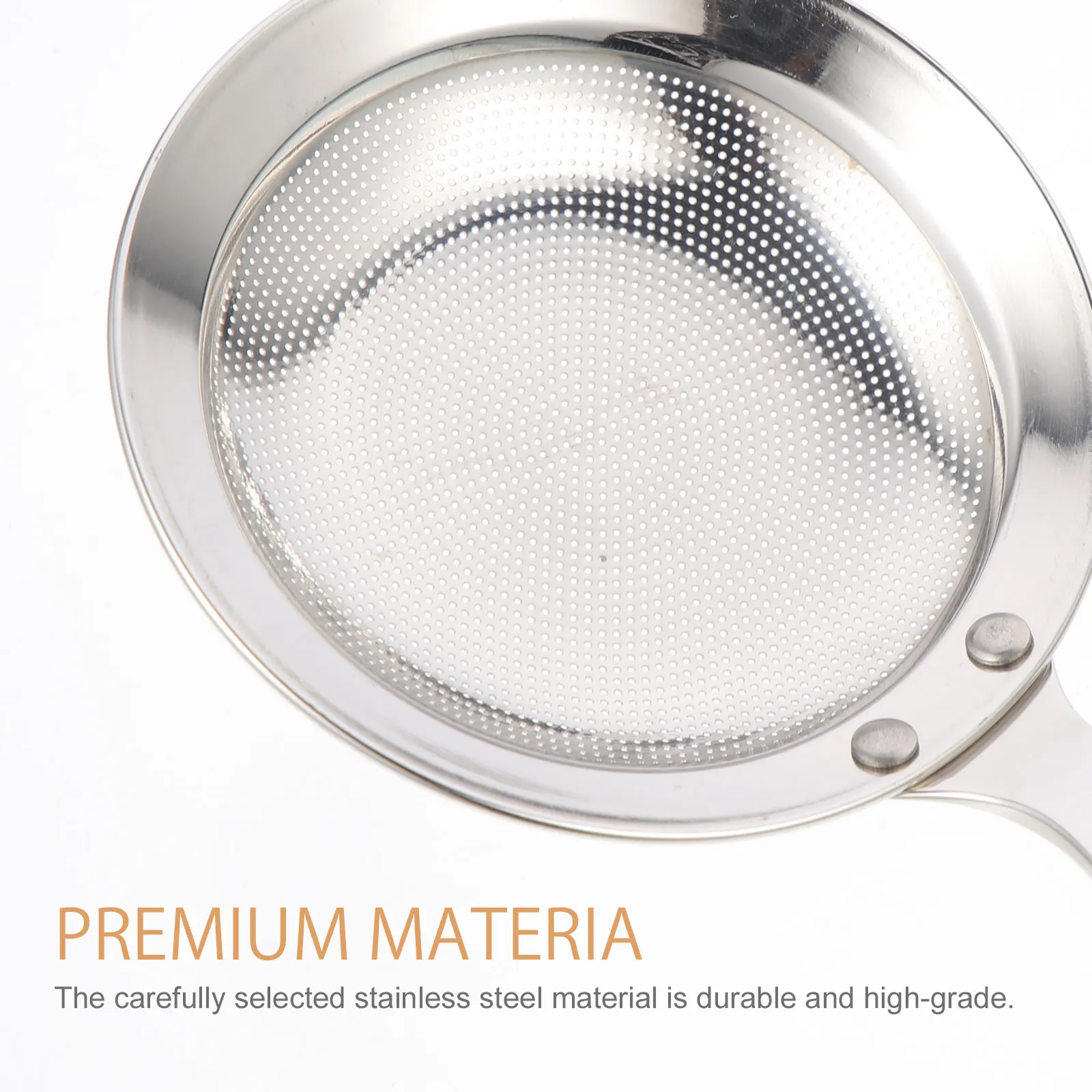 

Stainless Steel Mesh Multi function Oil Kitchen Tool Reusable Food Ergonomic Fat Wear resistant Strainer Kitchen