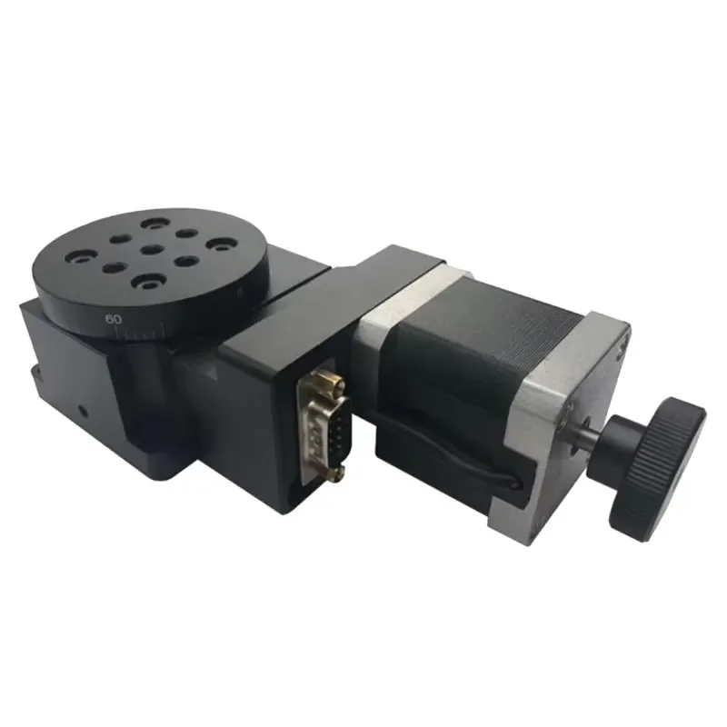 Y200RA60 Electric Rotary Stage Diameter 60MM Precision Indexing Table 360° Turntable Pan-Tilt