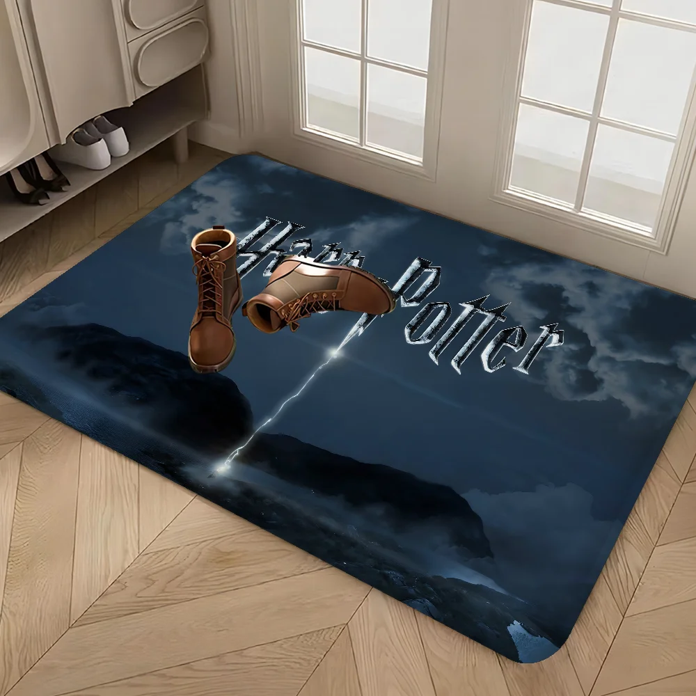 H-Harry-Movie-P-Potter Entrance Door Mat Nordic Style Home Doormat Bathroom-Toilet Mats Bedroom Hotel Decor Mat