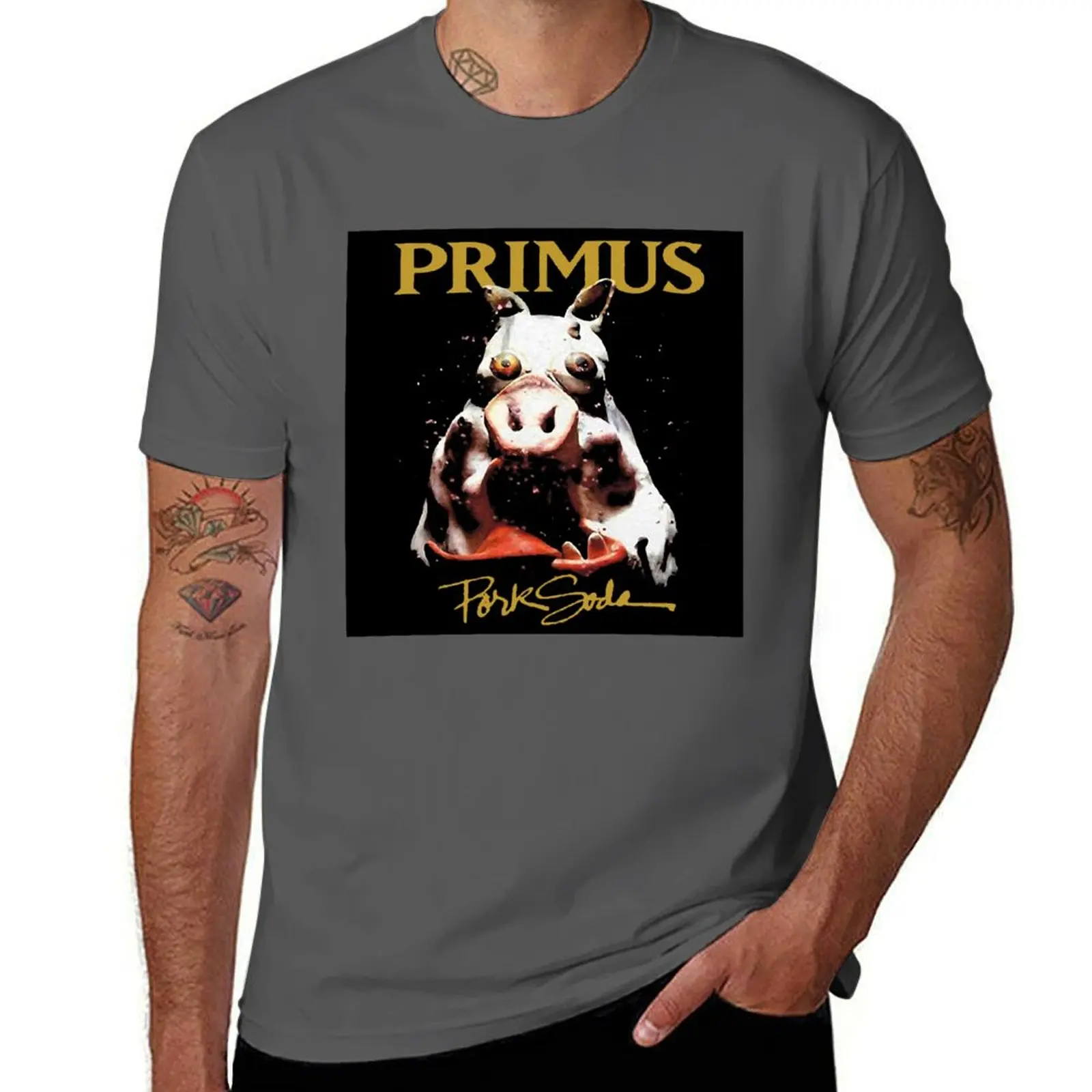 

Vintage primus band Needed Gifts T-Shirt Stylish Graphic Short Sleeve Top