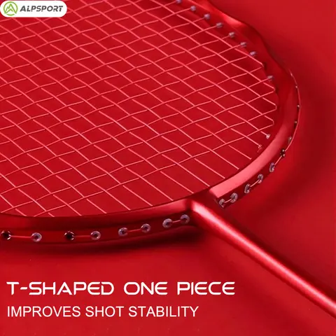 ALPSPORT V5 5U 배드민턴 라켓, 정품 T800 전체 탄소 섬유 선물 상자, 엔트리 레벨 ALP V5, 75g, 최대 32lbs