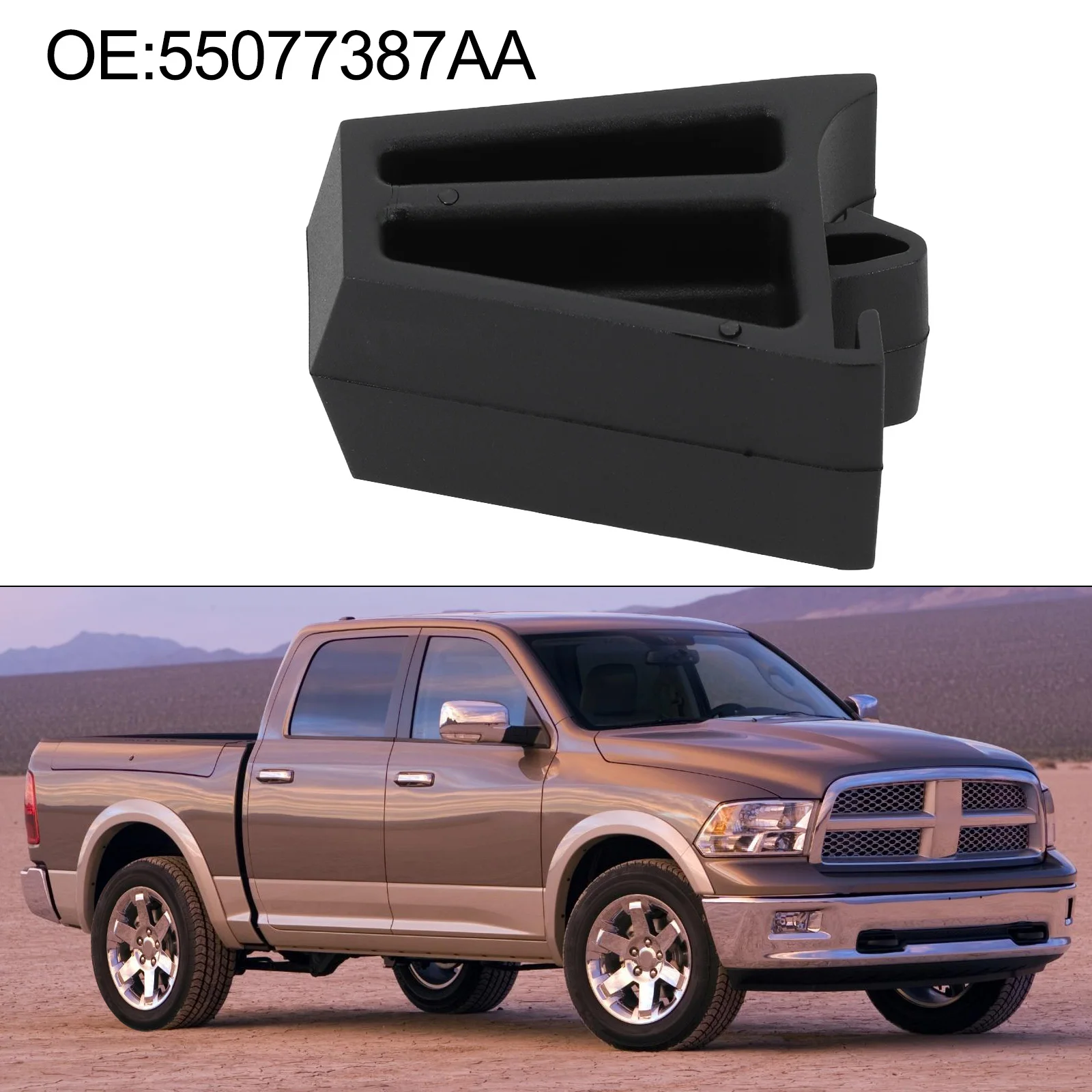 

Car Grille Bumper Rubber Pad 55077387AA For Dodge For Ram 1500 2500 3500 2002-2005 Car Front 6*5*4CM Replacement