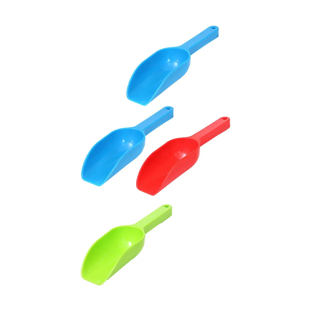 4pcs Portable Sand Children Plastic Shovel Outdoor Summer Beach Tools Kids Shovel Summer Beach Shovels Garden Shovels