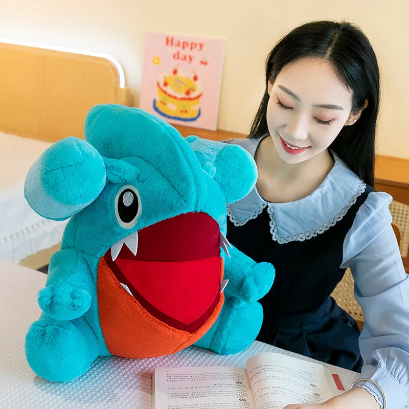 50cm Cartoon Pokémon Gible Plush Toy Kawaii Pokemon Shark Animal Soft Stuffed Rag Doll Big Size Cute Pillow Kids Birthday Gift