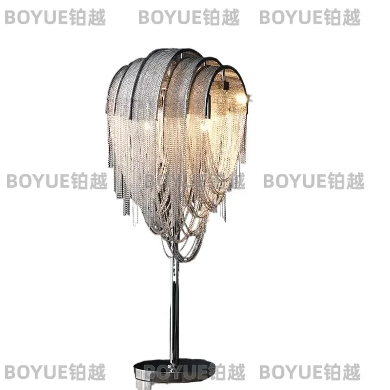 Nordic Modern Fringed Bedside Lamp Creative Art Desk Light Luxury Living Room Decoration Personalized Table Lighting Fixture