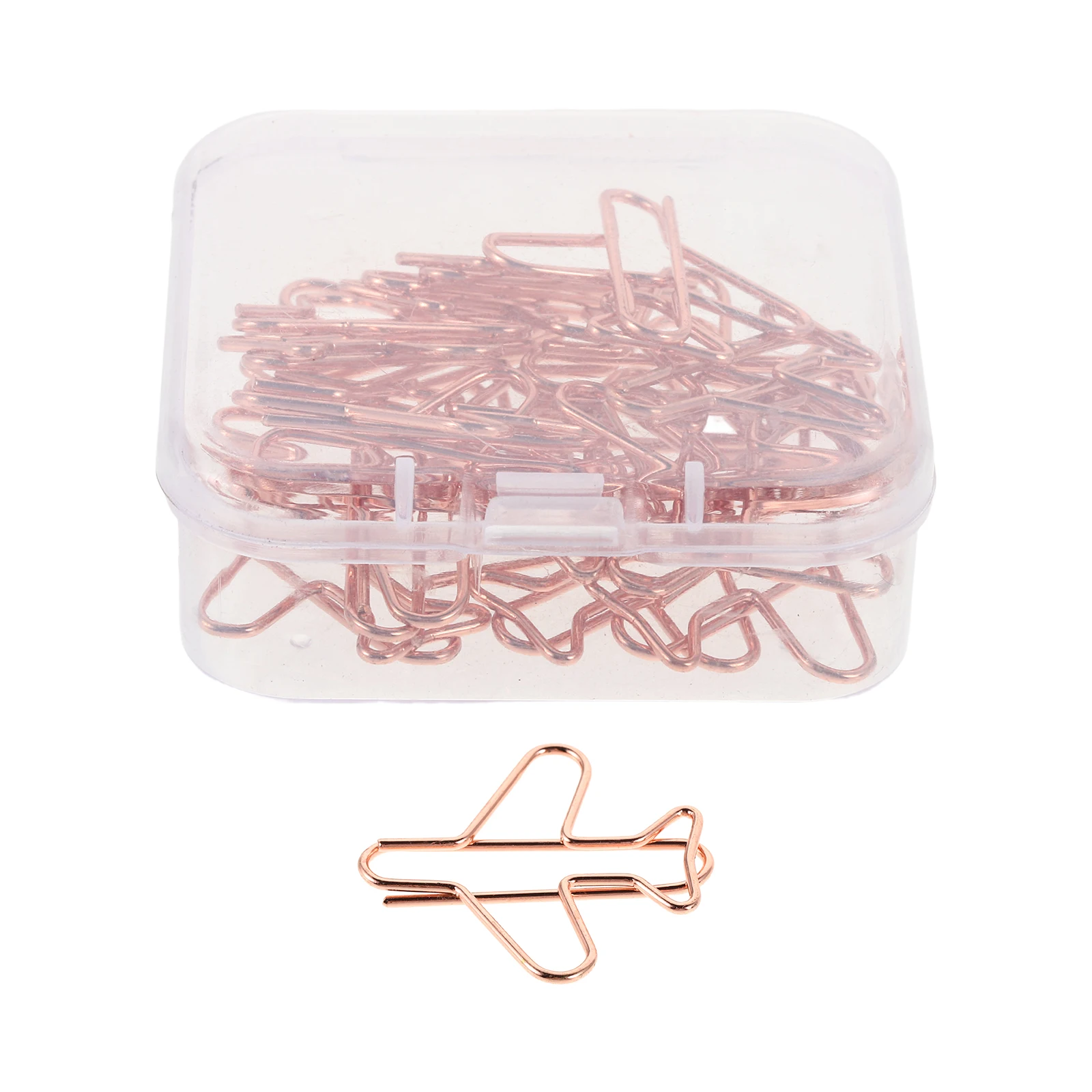 

Creative Paper Clip Cute Planner Clips Office Decorative Desk Accessories Airplane Bookmark Metal Supplies