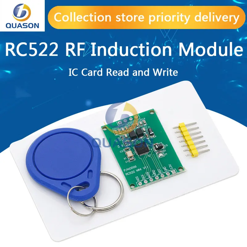 MFRC522 RC522 RFID radio frequency induction IC card read and write module of small size mini 13.56 MHZ