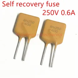 10PCS WH250-600 TRF250-600 JK250-600 250V0.6A PTC SELF RECOVERY FUSE