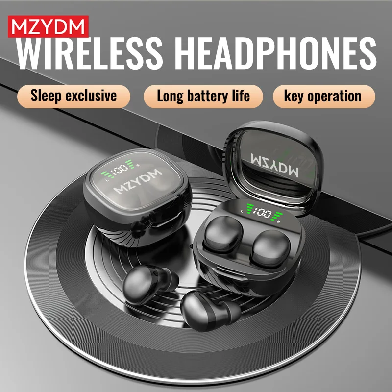 

MZYDM TWS Wireless Bluetooth5.3 Headset Mini13 Sleep Earbuds ENC Noise Reduction Headphones HiFi Sound Sports Earphones With Mic