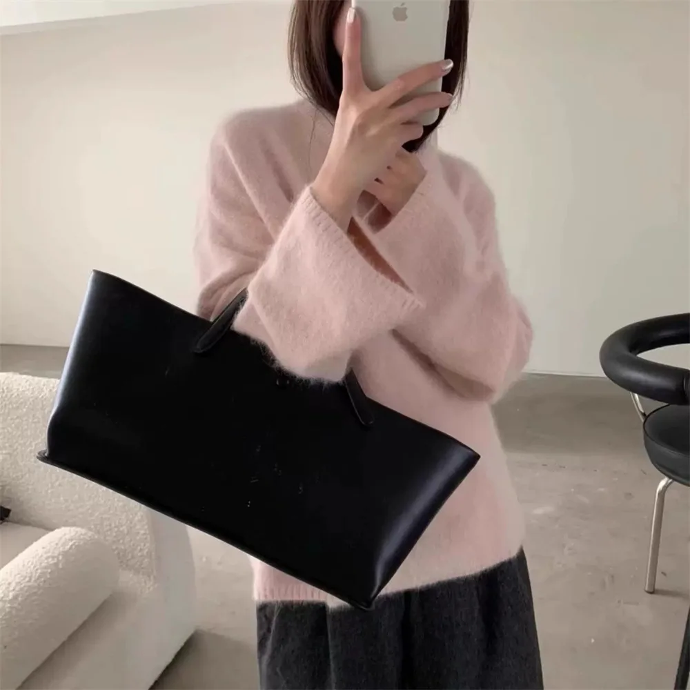 سترة نسائية بغطاء للرأس ناعمة ورقيقة من المينك من FL للنساء، نمط جديد للخريف/الشتاء، ملابس علوية فضفاضة متماسكة ذات ملمس ممتاز Y2k