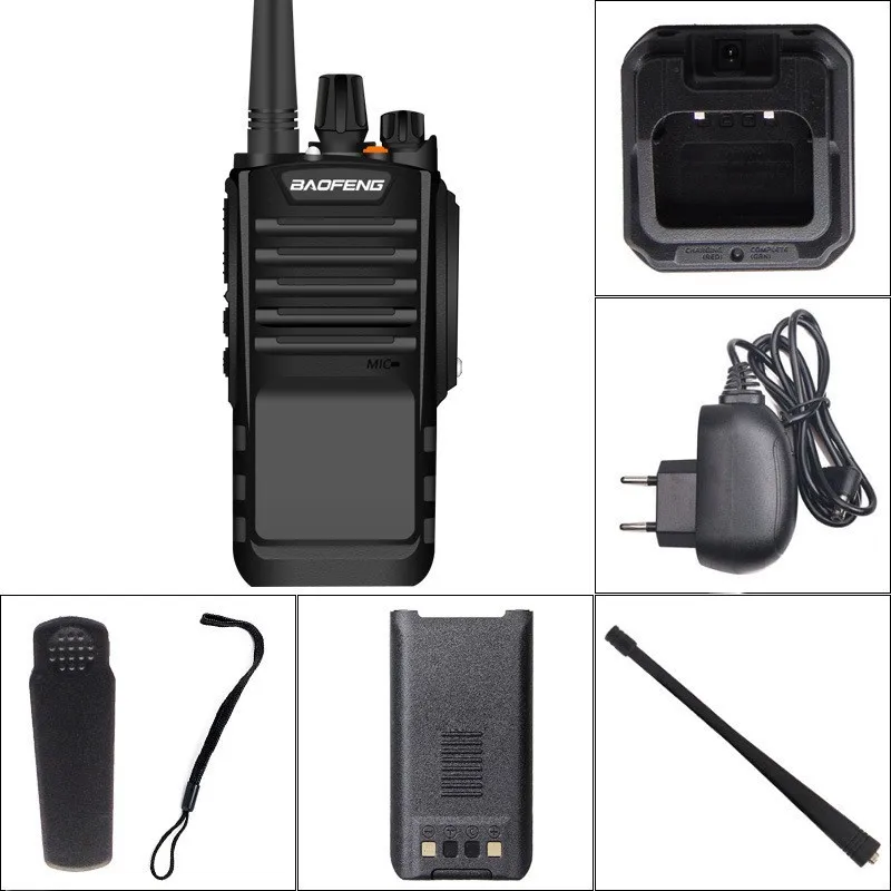 Baofeng BF-9700 8W IP67 Waterproof Walkie Talkie, Handheld Two Way Radio for Outdoor, Camping & Self-driving Use