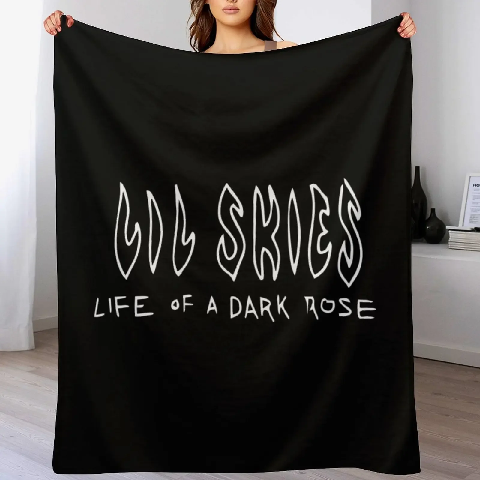 

Lil Skies Throw Blanket Anti Shedding Soft Fuzzy Blanket for Home