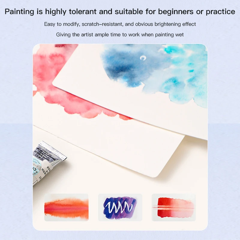 Square Watercolor Book Medium Coarse Grain 300g Travel Sketchbook Water Color Paper For Student Artist Draw Watercolor Supplies view 3