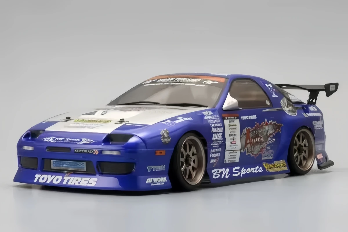 TC952 1/10 Scale RX7 FC3S Pre-Cut Clear Decal Sticker for RC Drift Car Body Shell