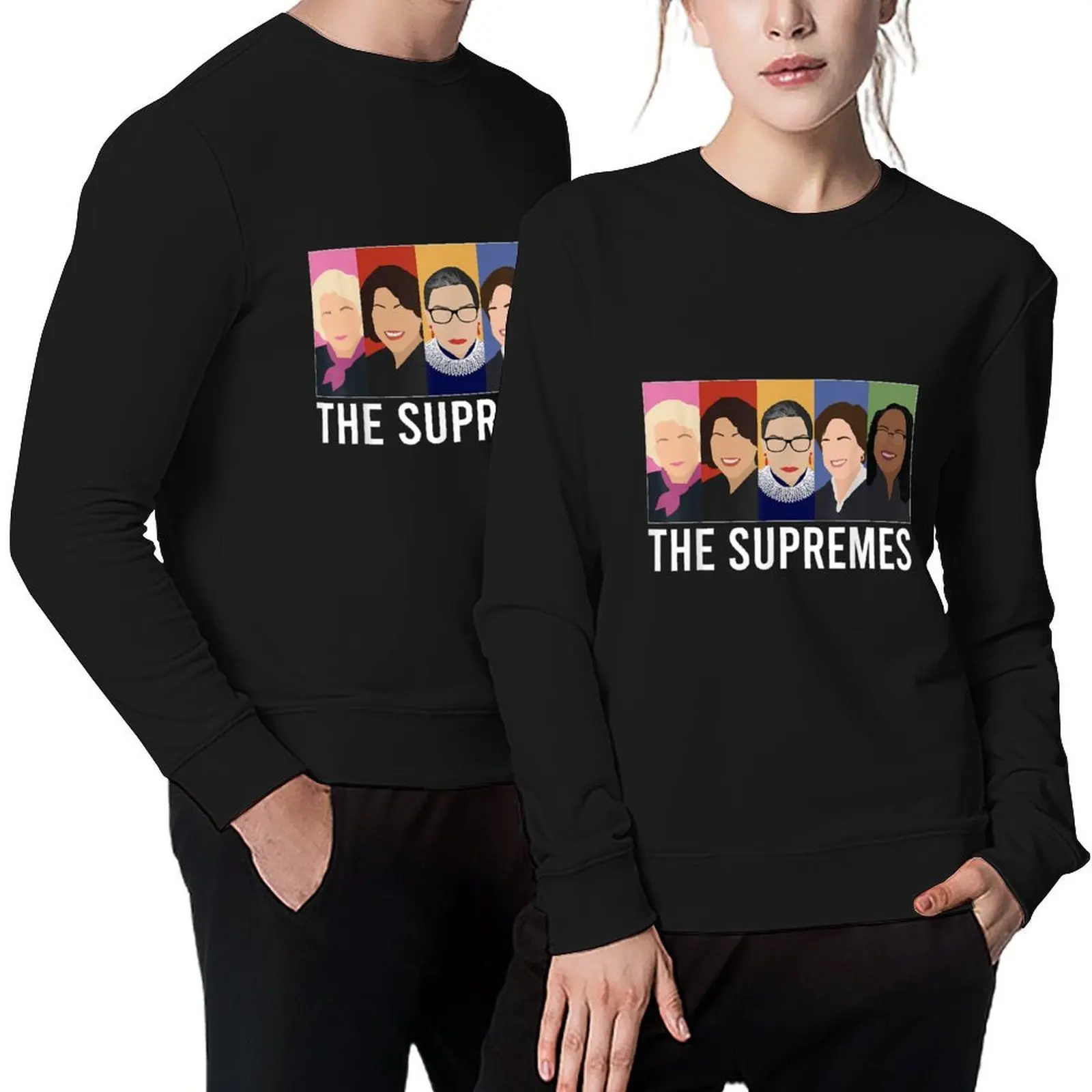 

THE SUPREMES Ketanji Brown Jackson SCOTUS RBG Sotomayor Meme Pullover korean clothes aesthetic clothing oversize sweatshirts