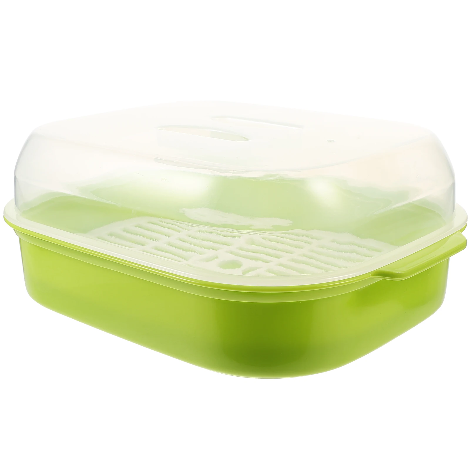 

Steamer Microwave White Food Basket for Cooking Dim Sum Vegetables Dumplings Bowl Long Use Kitchen Bar Accessories