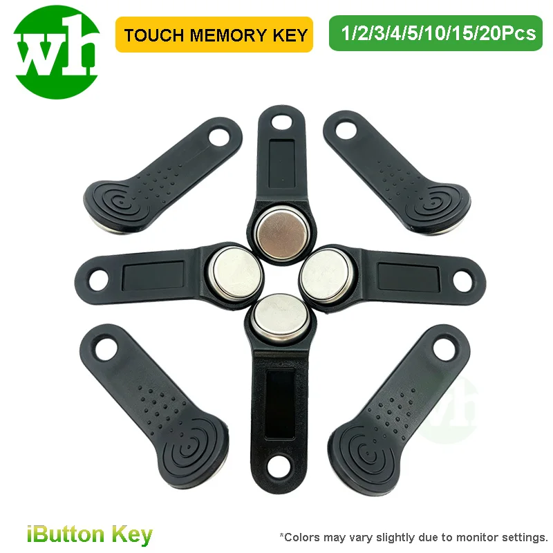 1-20Pcs/Lot DS1985 16Kb Add-Only EPROM iButton 1-Wire Memory Button Stainless Steel Data Carrier for Access Control Asset