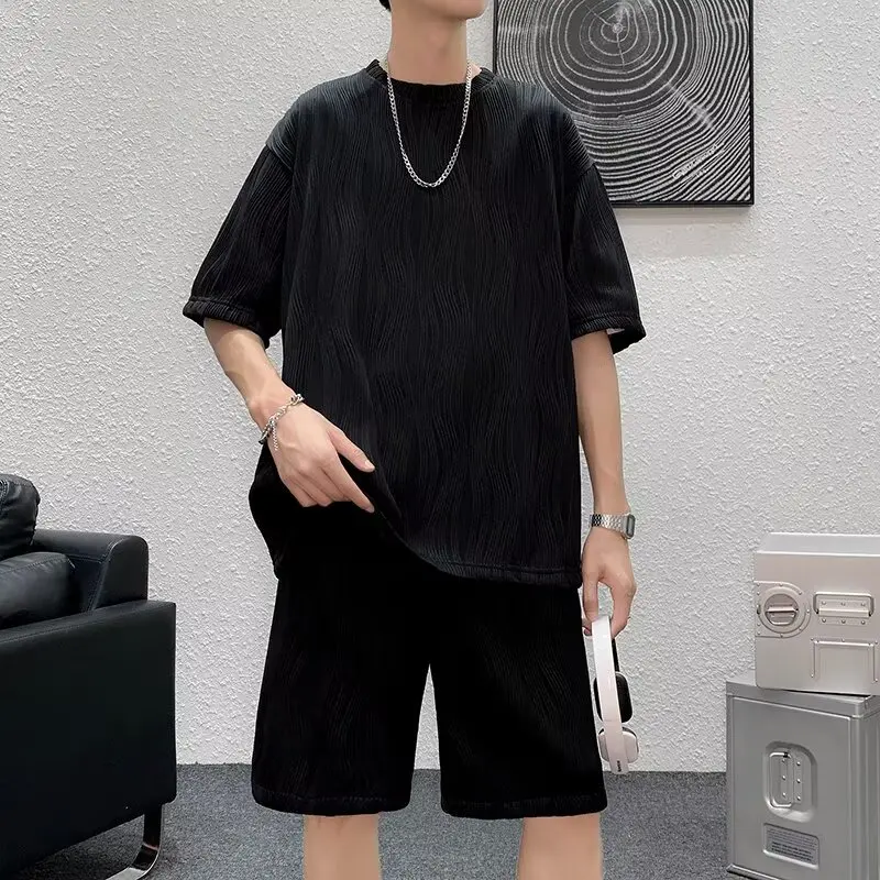 

Новинка 2025, мужской комплект спортивной одежды ort Sve, тонкий свободный крой, летняя повседневная одежда, включая орт, идеально подходит для подростков