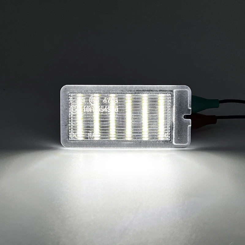 2Pcs White LED Trunk Luggage Compartment Light For Nissan Juke Note Pulsar Qashqai Leaf Renault Grand Scenic Clio Megane