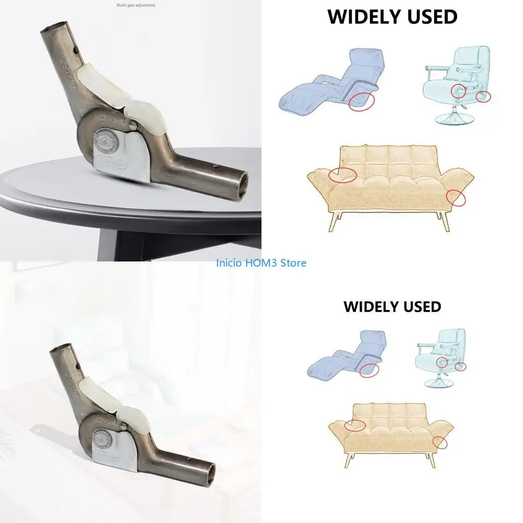 A5YD 42 Stage Foldable Sofa Hinge 2 Degree Adjustment For 1.2mm Thick Steel Tubes In Furniture Assembly