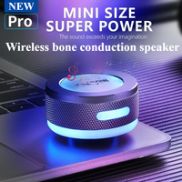 Bone Conduction Vibration Bluetooth Speaker Suction Cup&Magnetic Suction Surround Sound Music Box RGB Breathable Light MP3 Pla
