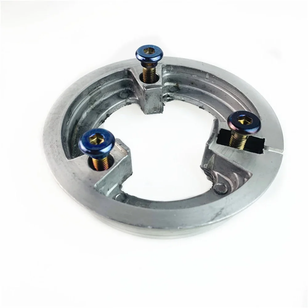 110mm Motorcycle Rear Drum brake Disc Brake 70mm Hole Conversion Tightening Ring for 220mm Disc Electric Scooter E-bike Moped view 4