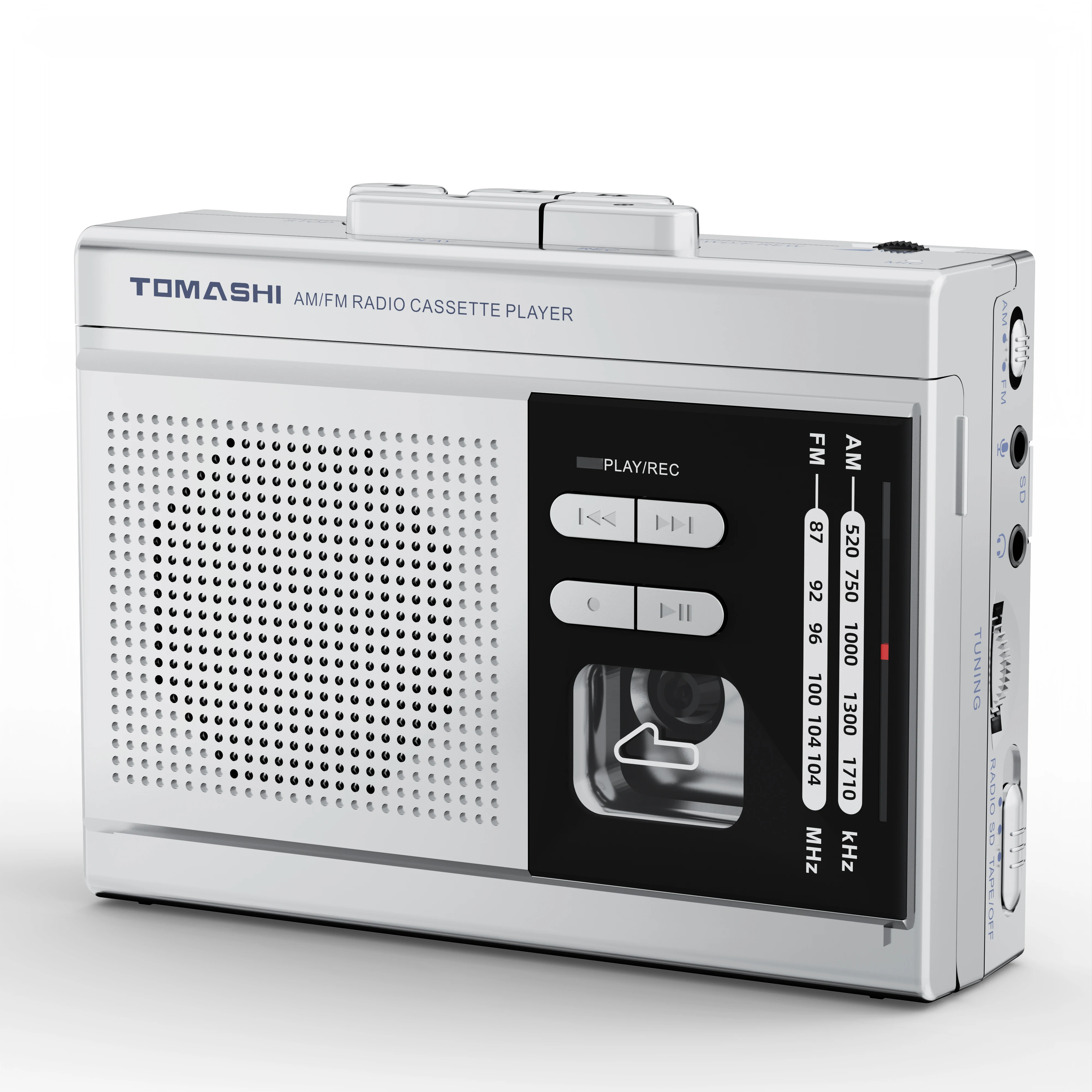 Deck Old Retro Portable Cassette Recorder Player Support SD Card Playback Mp3 Cassette Recorders Walkman