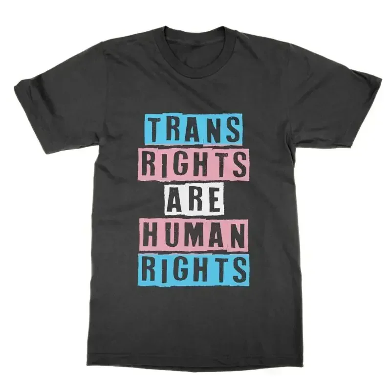 Trans Droits Are Humains T Shirt Transsexuel Lgbt Protestation Décoration Cadeau