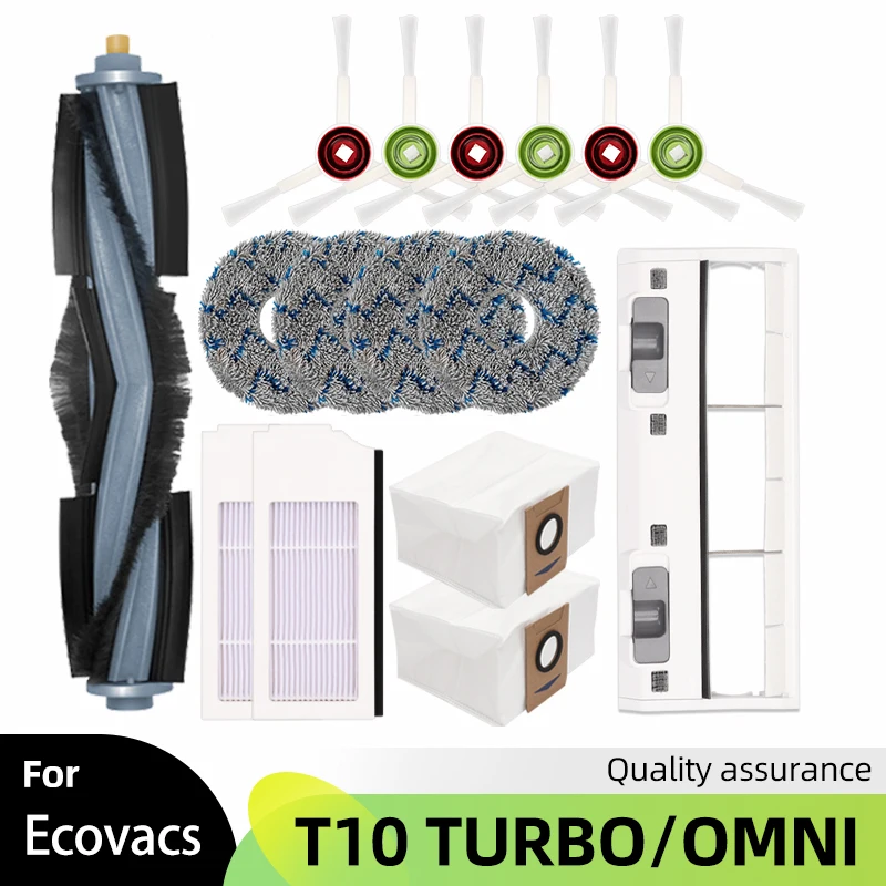 Voor Ecovacs X1 Omni/T10 Omni Accessoires Robot Stofzuiger Onderdelen Stofzak Hepa Filter Hoofdborstel Dweil Doos