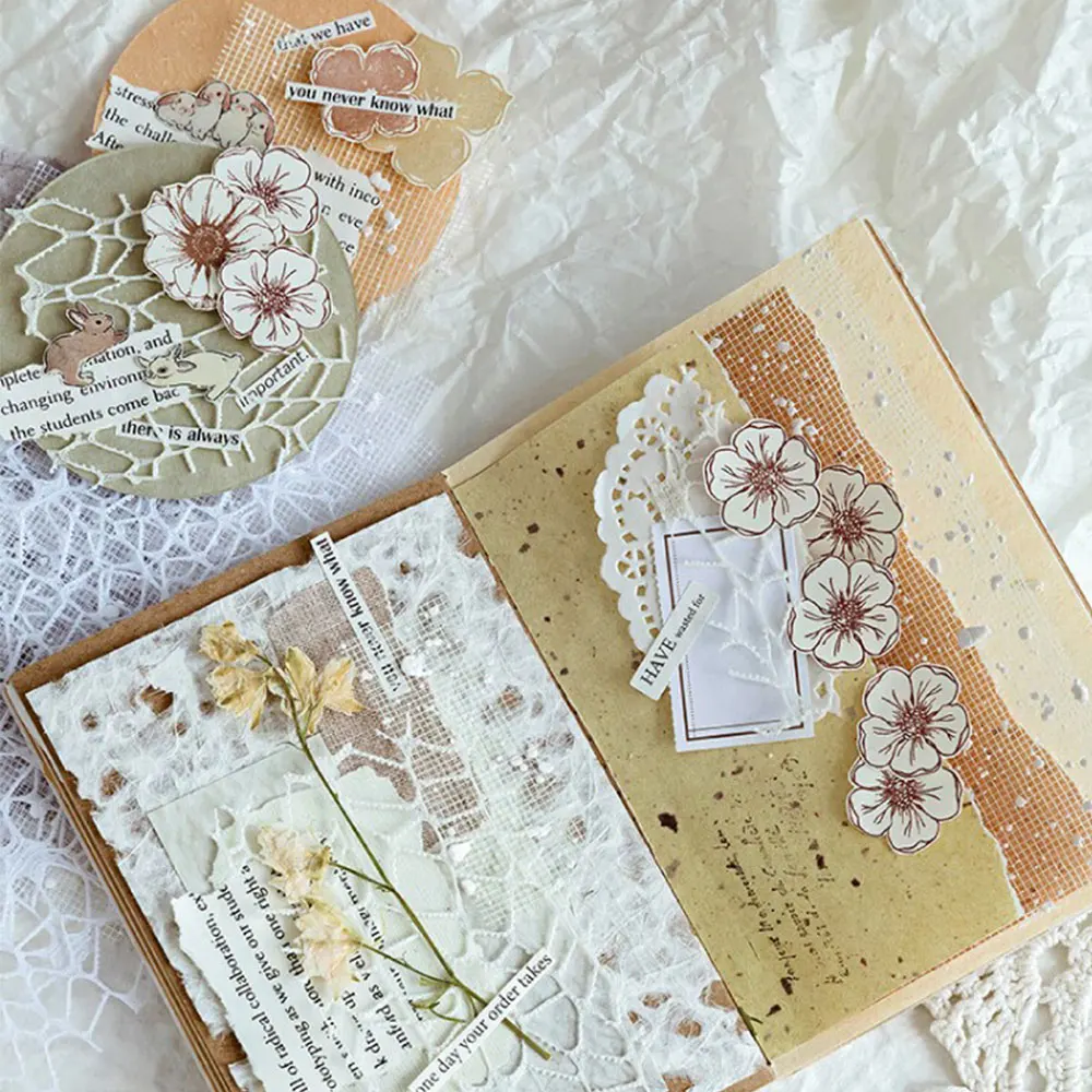 26 Stück/Packung Vintage INS Scrapbook-Materialpapier DIY Collage Dekoratives Hintergrundpapier Handgemachte Junk Journal Planer-Zubehör – Detail 4