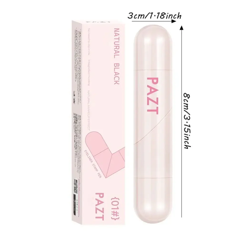 Neuer wasserdichter Eyeliner-Stempel, langlebiger, schnell trocknender Eyeliner-Stempel, tragbarer schwarzer Eyeliner-Stempelstift