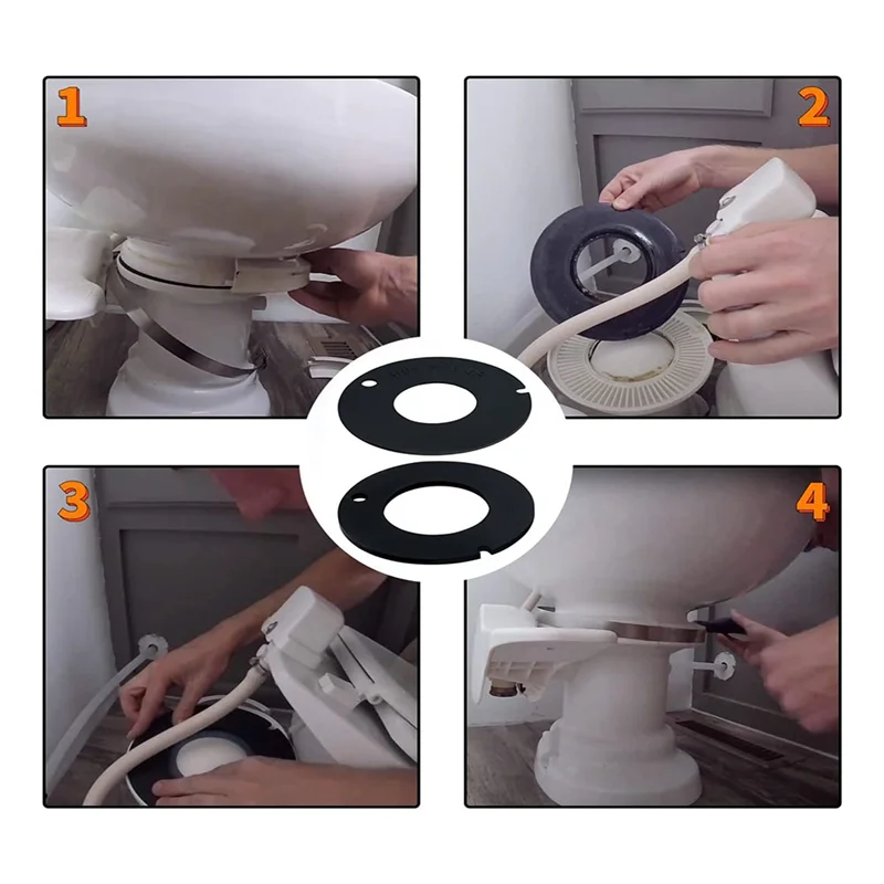 2 مجموعة 385316140 385311462 المرحاض المطاط السلطانية تسرب مجموعة الختم استبدال لقطع غيار المرحاض RV مقطورة-AA80