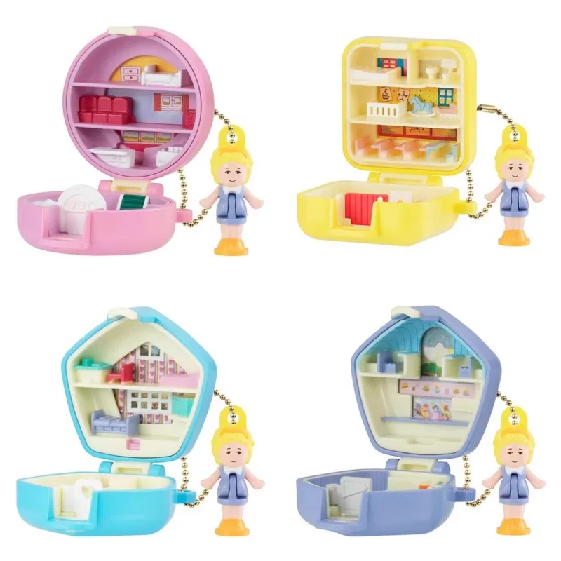 

Bandai оригинальный Gashapon оракульгети Güvenč prelア изменений Polly Pocket Toys для детей, подарок, коллекционная модель, украшения