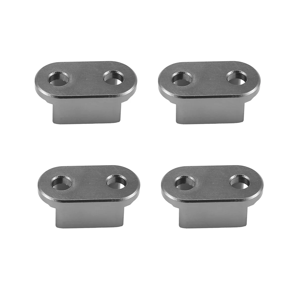 A03V for WPL D12 B14 B24 B16 B36 RC Truck Car Upgrade Parts Shock Absorber Leaf Springs Fixed Seat Mounting Bracket,Titanium