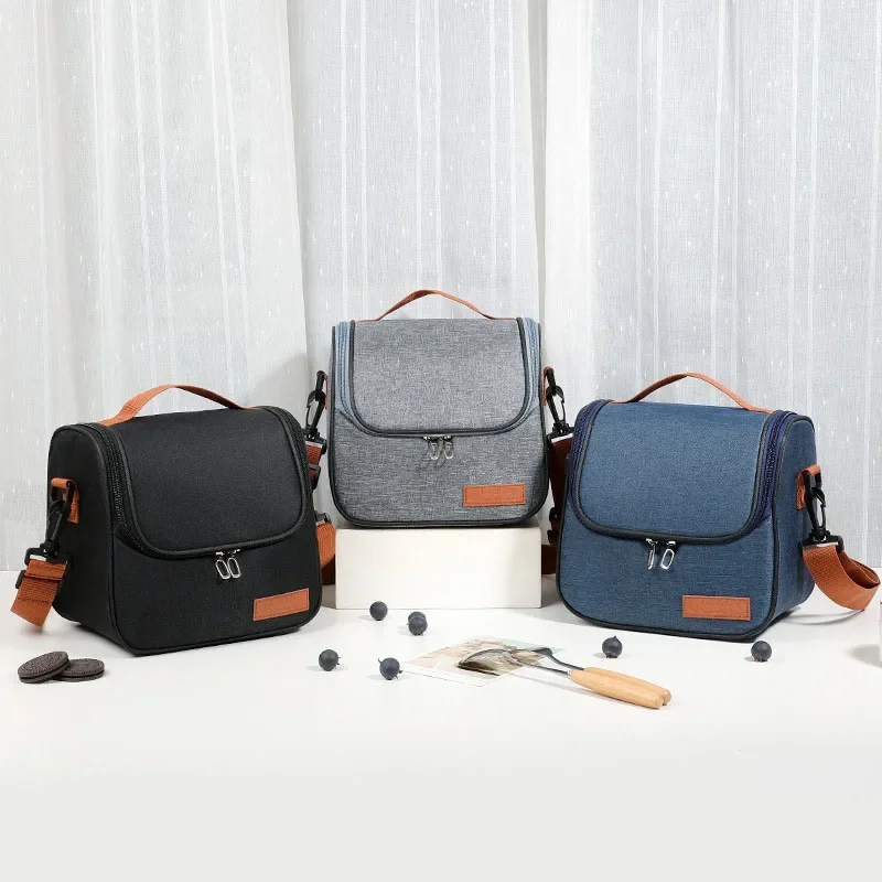 Thickening Insulated Lunch Bag Child Bags For Women Men Reusable LunchBag Adjustable borsa termica insulated lunch bagS