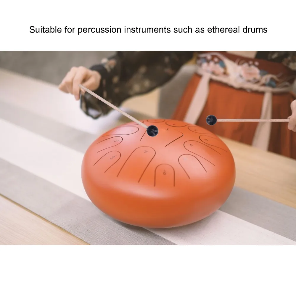 ​With Number Stickers Tongue Drum Finger Sleeves Silicone Black ​Handpan Finger Picks​ Easy to hold ​Drumstick Holders​