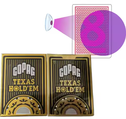Marked Playing Card For Infrared contact lense Copag Texas Holdem Anti Poker Cheat Game Deck